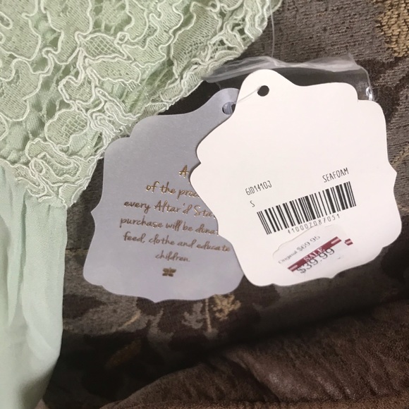 Altar’d state NWT mint green dress, size small - Picture 3 of 3